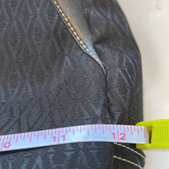 A Line women’s black handle pocket book - Picture 8 of 11